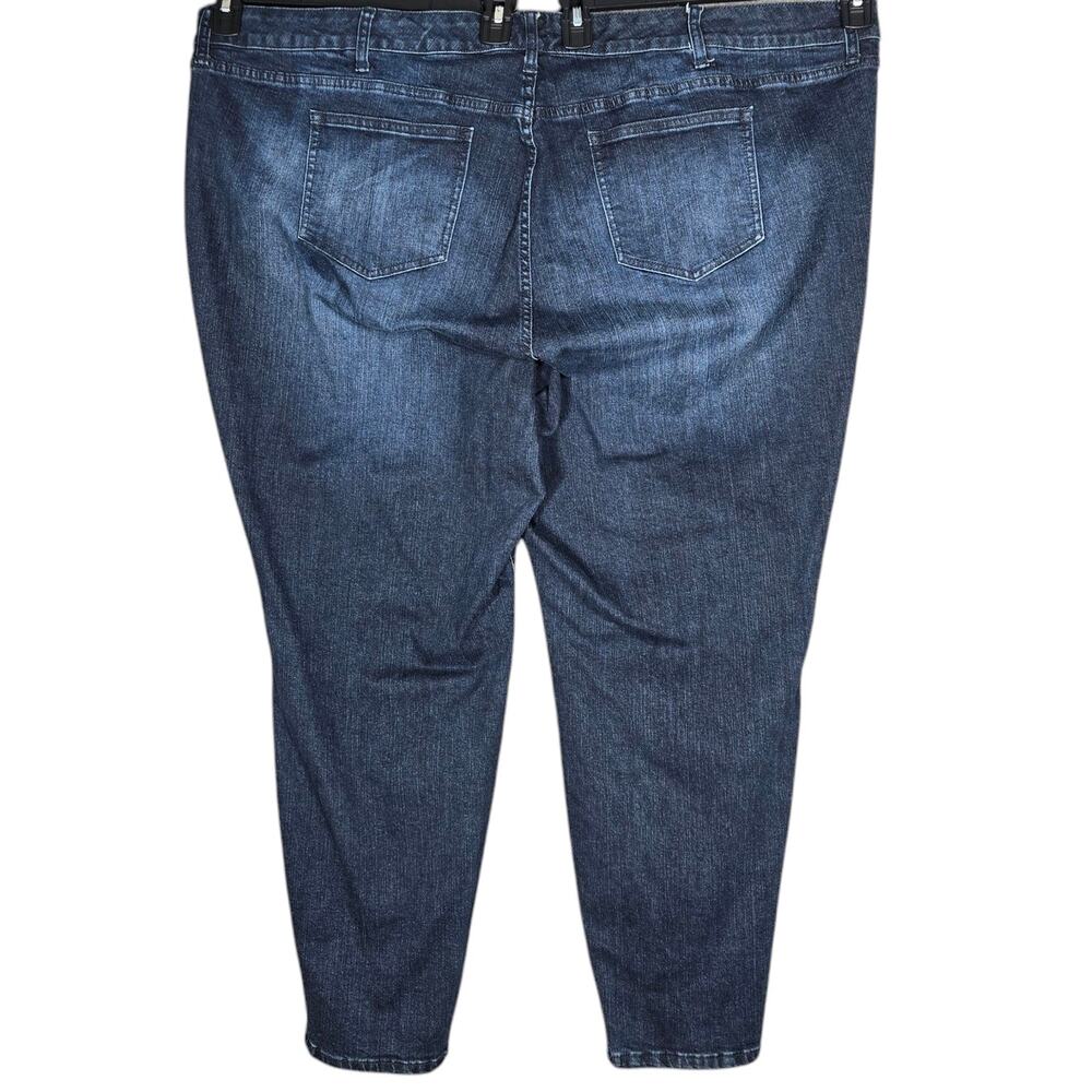 Torrid Denim Jeans 30 Plus Classic Skinny Vintage‎ Stretch Dark Wash Mid Rise - Picture 6 of 11